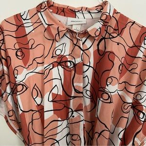 Monki • Abstract Midi Dress